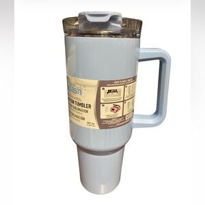 Splash Light Blue Stainless Steel Tumbler 40 oz NWT